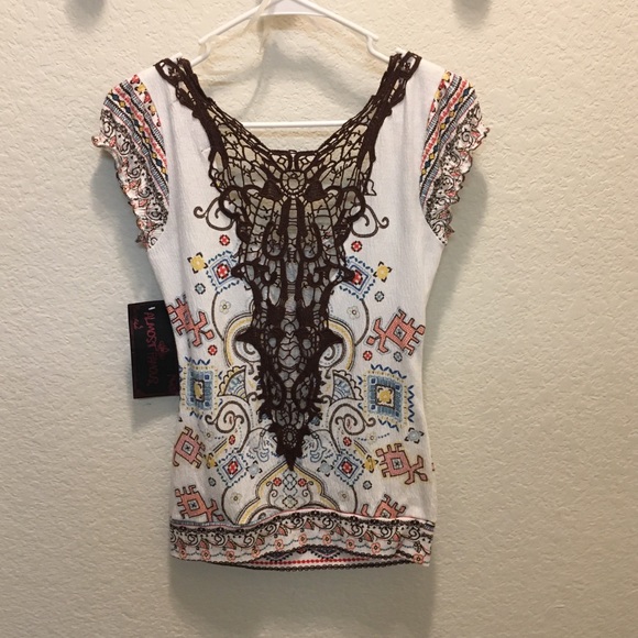 Mexican Pattern Top - Picture 2 of 3